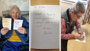 Manchester care home Residents write to their lockdown pen pals